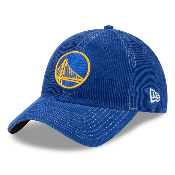 Бейсболка Golden State Warriors New Era Royal Corduroy Casual Classic