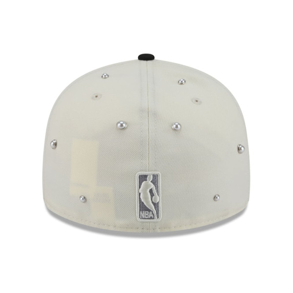 Бейсболка Brooklyn Nets New Era Cream/Black Pearl 59FIFTY