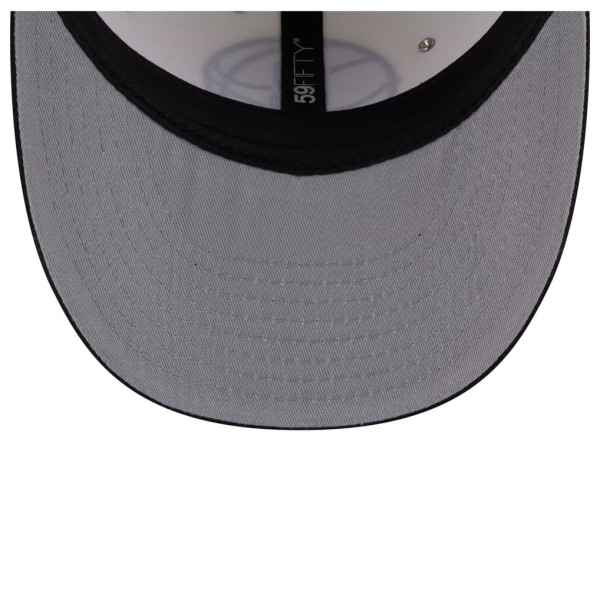 Бейсболка Brooklyn Nets New Era Cream/Black Pearl 59FIFTY