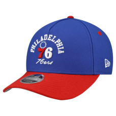 Детская бейсболка Philadelphia 76ers New Era Blue Arch 9FORTY A-Frame M-Crown