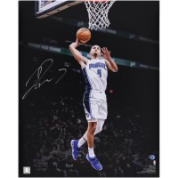Jalen Suggs Orlando Magic Autographed Fanatics Authentic 16 x 20 Dunking Spotlight Photograph