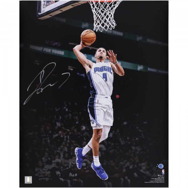 Jalen Suggs Orlando Magic Autographed Fanatics Authentic 16 x 20 Dunking Spotlight Photograph