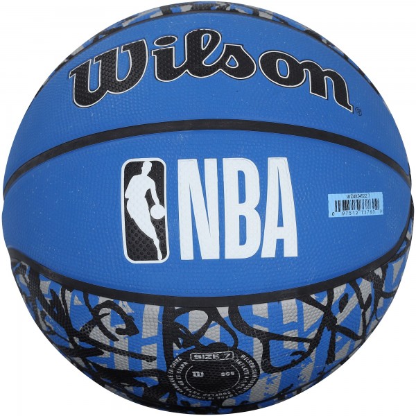 Jalen Suggs Orlando Magic Autographed Fanatics Authentic Wilson Grafitti Blue/Black Logo Basketball