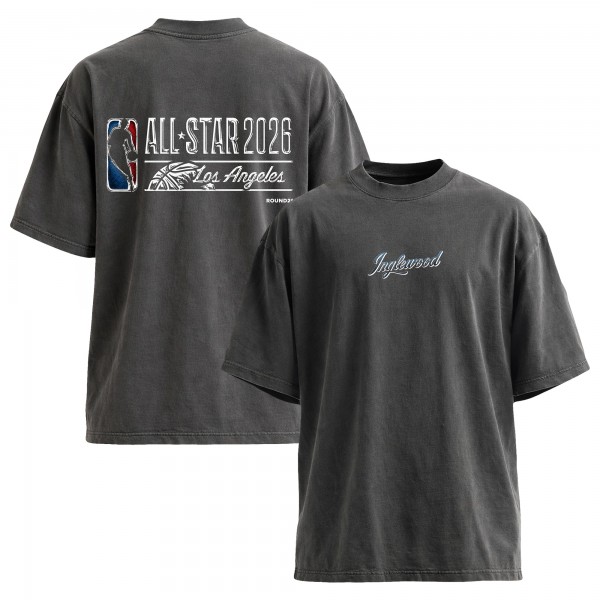 Unisex round21 Gray 2026 NBA All-Star Game Court T-Shirt