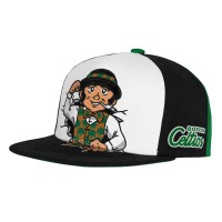 Подростковая Boston Celtics Mitchell & Ness Green Mascot Snapback Hat