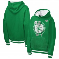 Подростковая Boston Celtics Mitchell & Ness Kelly Green Playmaker Fashion Fleece Hoodie