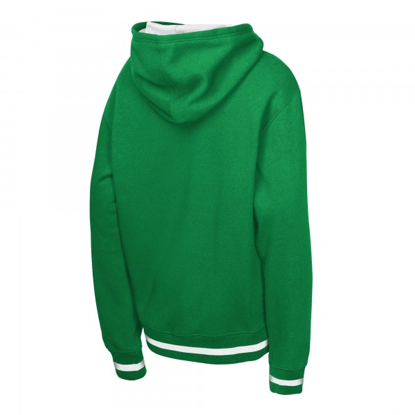 Подростковая Boston Celtics Mitchell & Ness Kelly Green Playmaker Fashion Fleece Hoodie