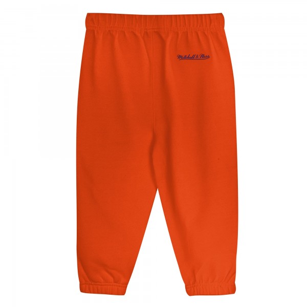 Toddler New York Knicks Mitchell & Ness Royal/Orange Big Face Oversized Pullover Hoodie & Pants Set