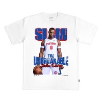 Unisex Detroit Pistons Jalen Duren White SLAM Cover T-Shirt