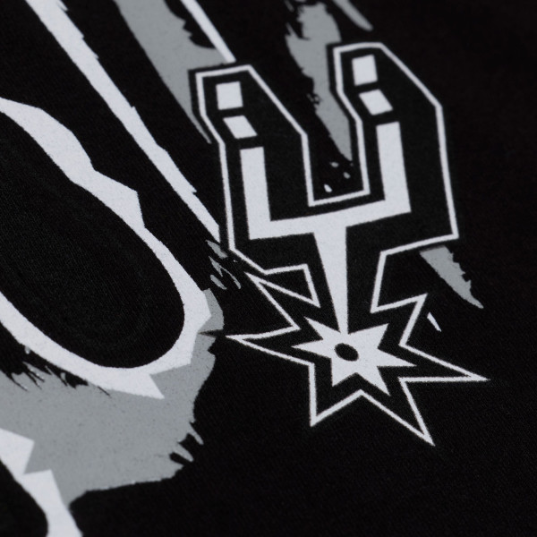 Футболка San Antonio Spurs Victor Wembanyama Mitchell & Ness Black Chalked Up