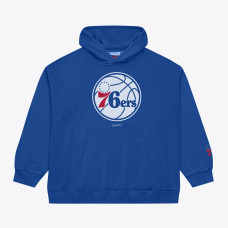 Толстовка Philadelphia 76ers Mitchell & Ness Royal Basic Fleece