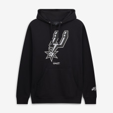 Толстовка San Antonio Spurs Mitchell & Ness Black Fleece
