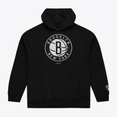 Толстовка Brooklyn Nets Mitchell & Ness Black Basic Fleece