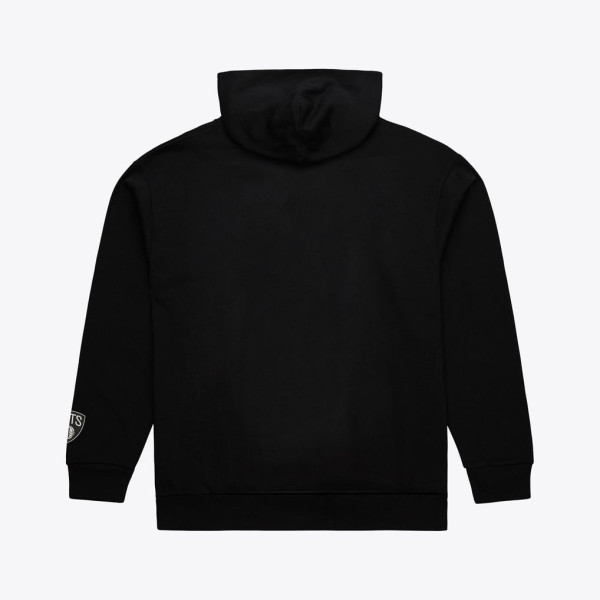 Толстовка Brooklyn Nets Mitchell & Ness Black Basic Fleece