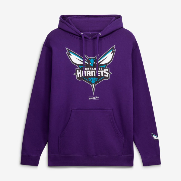 Толстовка Charlotte Hornets Mitchell & Ness Purple Fleece
