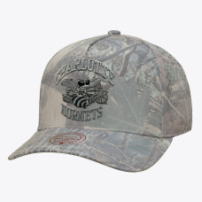 Бейсболка Charlotte Hornets Mitchell & Ness Camo Perfect Pro
