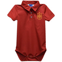 Детская Spain National Team Vive La Fete Solid Polo Bodysuit - Red