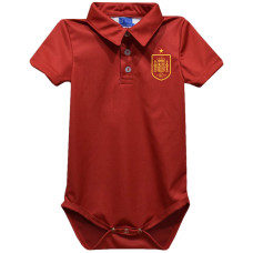 Детская Spain National Team Vive La Fete Solid Polo Bodysuit - Red