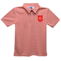 Подростковая Spain National Team Vive La Fete Pencil Stripe Polo - Red