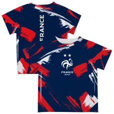 Детская France National Team Vive La Fete Paint Brush T-Shirt - Navy