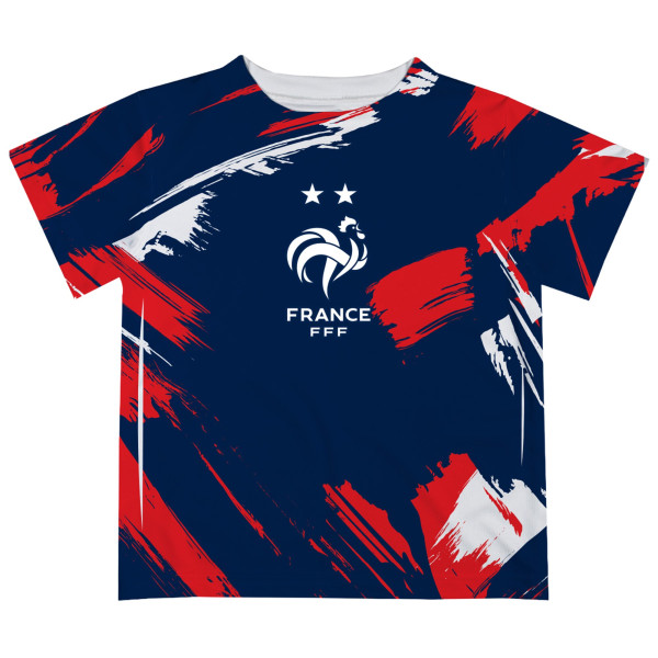 Детская France National Team Vive La Fete Paint Brush T-Shirt - Navy