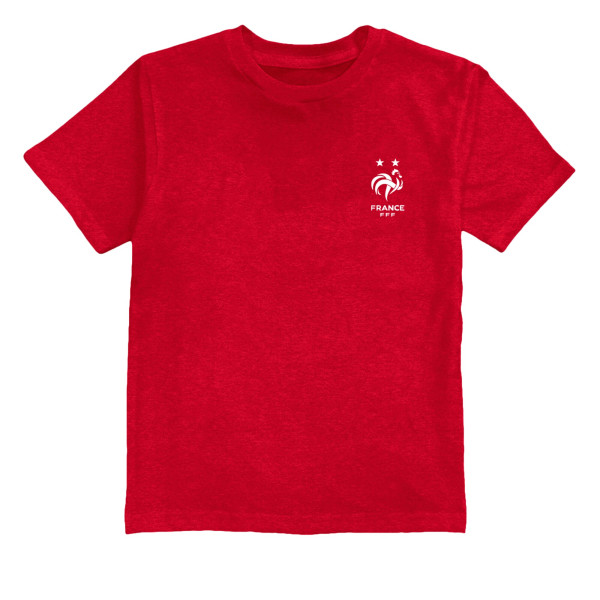 Подростковая France National Team Vive La Fete Impressions Artwork T-Shirt - Red