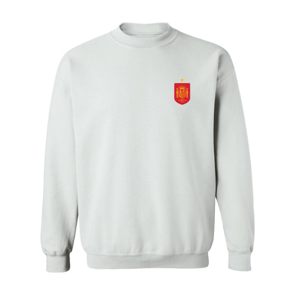 Женская Свитшот Spain National Team Vive La Fete Impressions Artwork - White