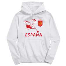 Подростковая Spain National Team Vive La Fete Chilena Style Hoodie - White