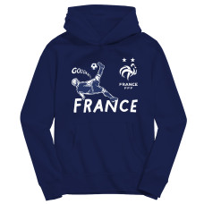 Подростковая France National Team Vive La Fete Chilena Style Hoodie - Navy