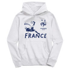 Подростковая France National Team Vive La Fete Chilena Style Hoodie - White