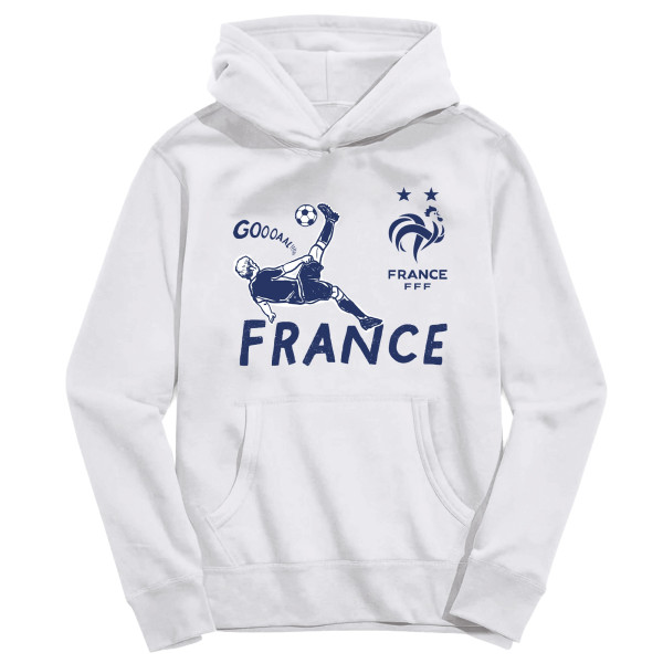 Подростковая France National Team Vive La Fete Chilena Style Hoodie - White
