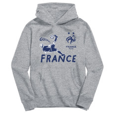 Детская France National Team Vive La Fete Chilena Style Hoodie - Gray