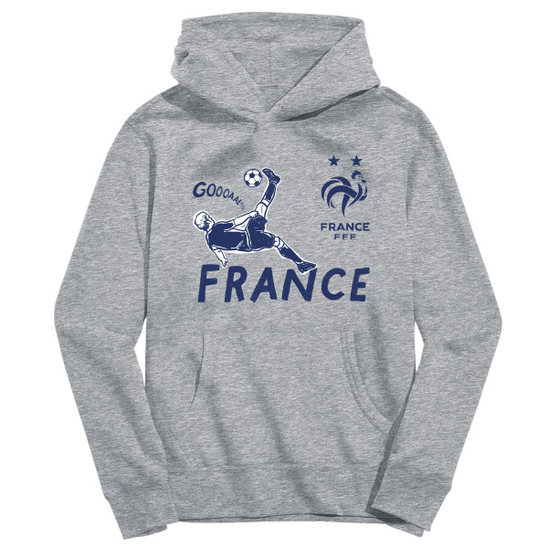 Детская France National Team Vive La Fete Chilena Style Hoodie - Gray