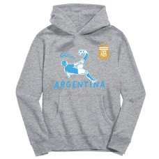 Детская Argentina National Team Vive La Fete Chilena Style Hoodie - Gray