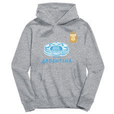 Подростковая Argentina National Team Vive La Fete Stadium Style Hoodie - Gray