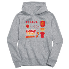 Подростковая Spain National Team Vive La Fete Impressions Icons Hoodie - Gray