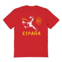 Подростковая Spain National Team Vive La Fete Chilena Style T-Shirt - Red