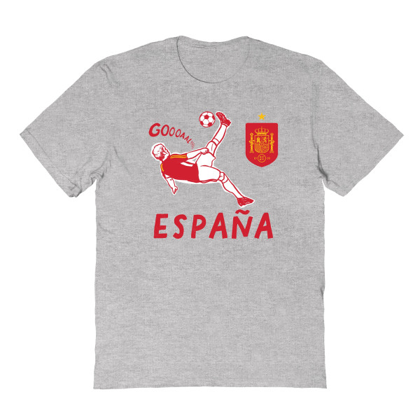 Подростковая Spain National Team Vive La Fete Chilena Style T-Shirt - Gray
