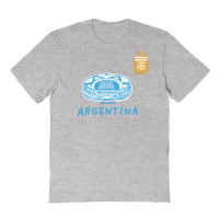 Подростковая Argentina National Team Vive La Fete Chilena Style T-Shirt - Gray