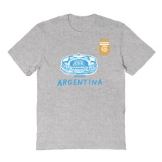 Подростковая Argentina National Team Vive La Fete Chilena Style T-Shirt - Gray