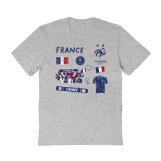 Детская France National Team Vive La Fete Impressions Icons T-Shirt - Gray