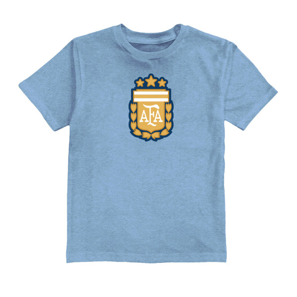 Подростковая Julián Álvarez Argentina National Team Vive La Fete Name & Number Color Badge T-Shirt - Light Blue