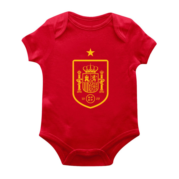 Детская Spain National Team Vive La Fete Color Badge Bodysuit - Red