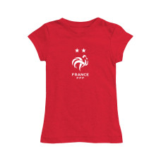 Детская France National Team Vive La Fete Girls Color Badge Fitted T-Shirt - Red