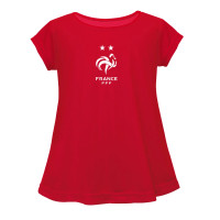 Детская France National Team Vive La Fete Girls Color Badge A-Line Top - Red