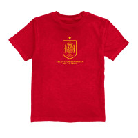 Детская Spain National Team Vive La Fete Color Badge T-Shirt - Red