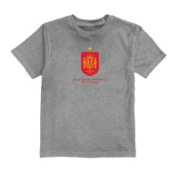 Подростковая Spain National Team Vive La Fete Color Badge T-Shirt - Gray