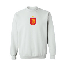 Женская Свитшот Spain National Team Vive La Fete Color Badge - White