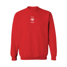 Женская Свитшот France National Team Vive La Fete Color Badge - Red