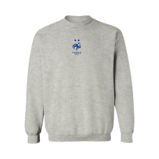 Женская Свитшот France National Team Vive La Fete Color Badge - Gray